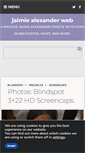 Mobile Screenshot of jaimie-alexander.org