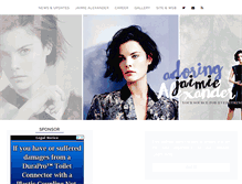 Tablet Screenshot of jaimie-alexander.net